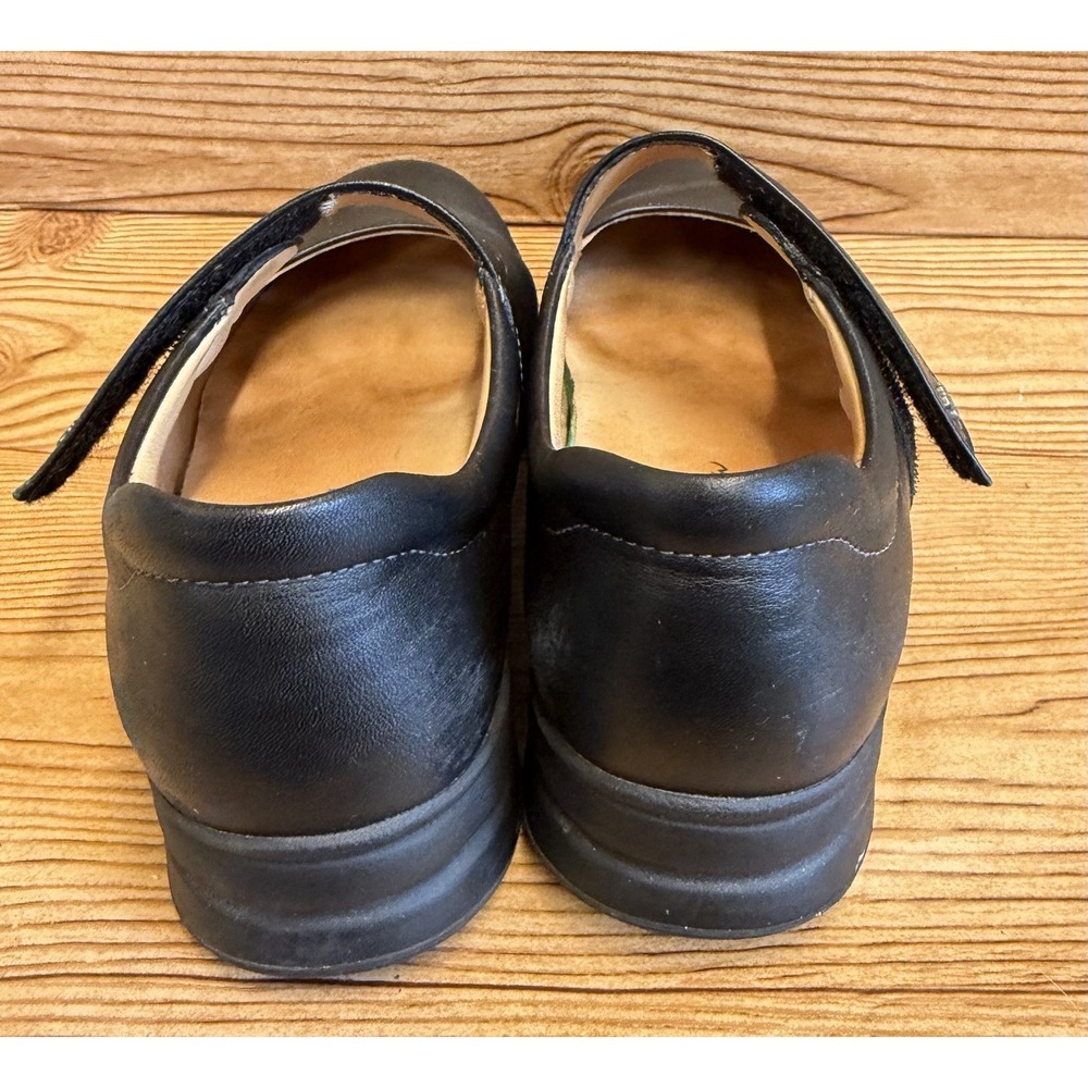 Finn Mellow Comfort Women's Mary Jane Shoes Size US 5 Black Nubuck Leather - Picture 5 of 7